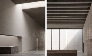 Crematorium Siesegem interiors by KAAN Architecten