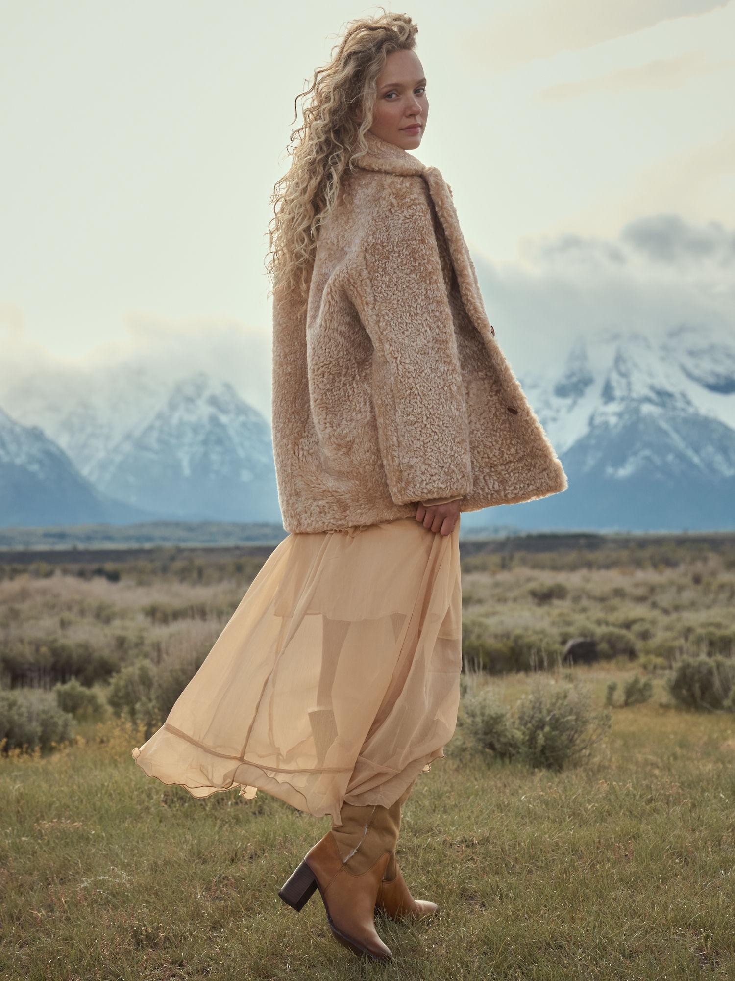 Overland, Farrah Reversible Icelandic Sheepskin Coat