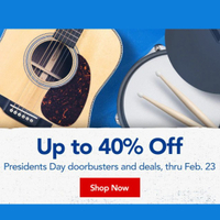 MF's President's Day sale: save up to 40%