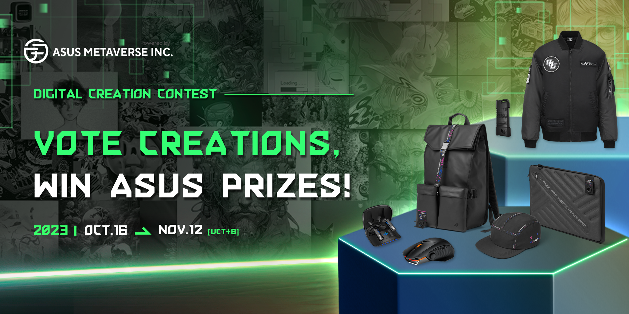 Voting begins in ASUS digital creation contest – and submission deadline extended