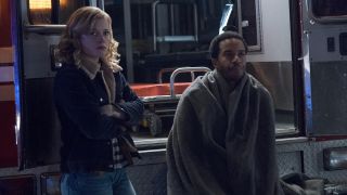 Jane Levy and Andre Holland in Castle Rock