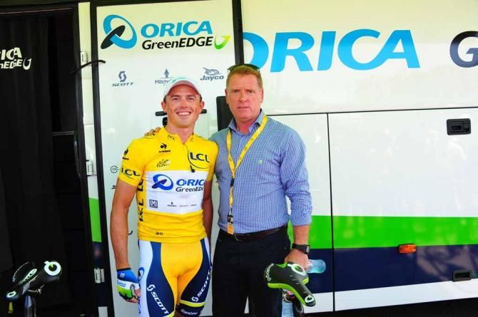 Simon Gerrans and Orica-GreenEdge manager Shane Bannon are pleased with their team's Tour showing to date.