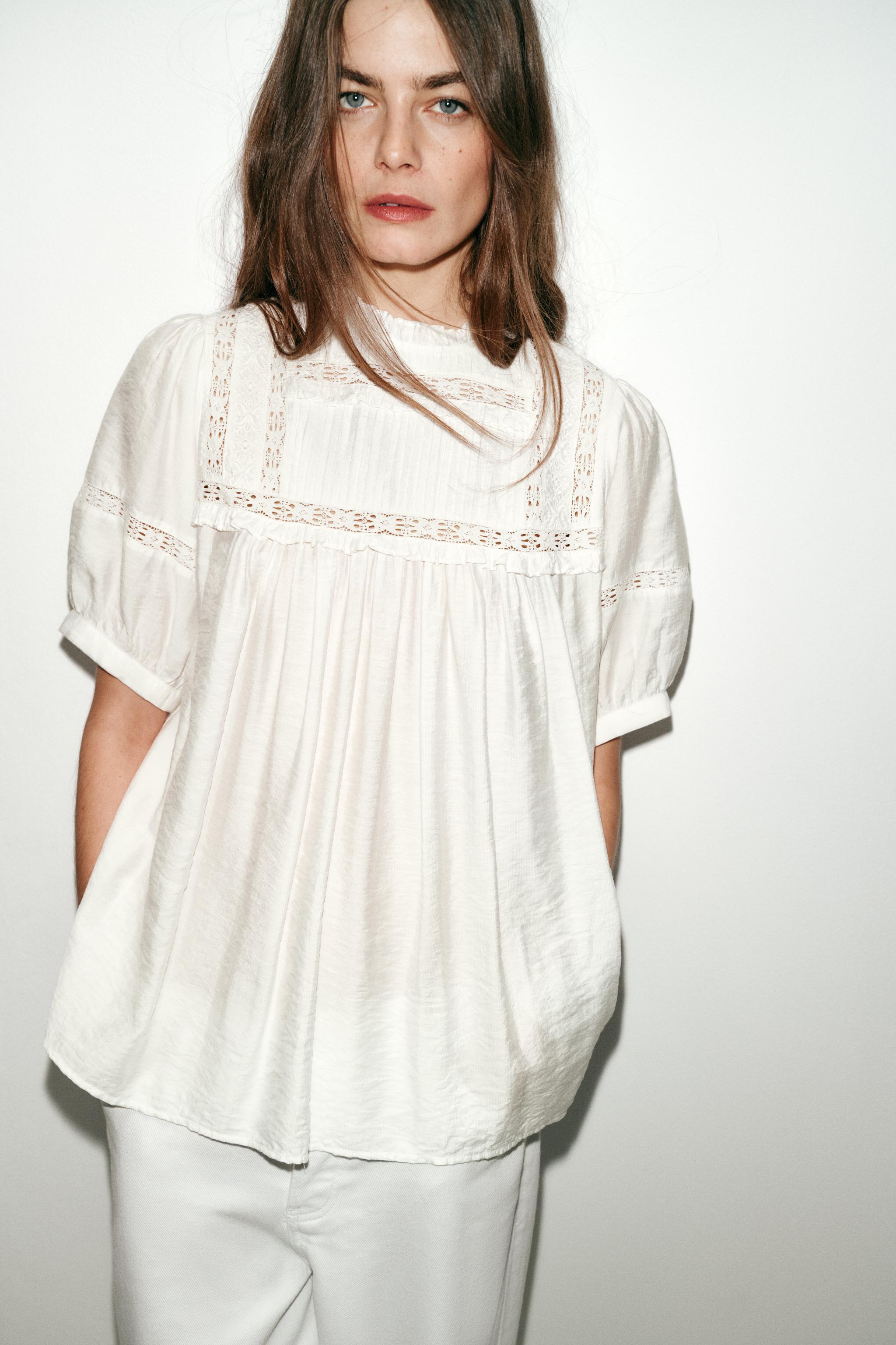 Romantic Balloon Sleeve Blouse