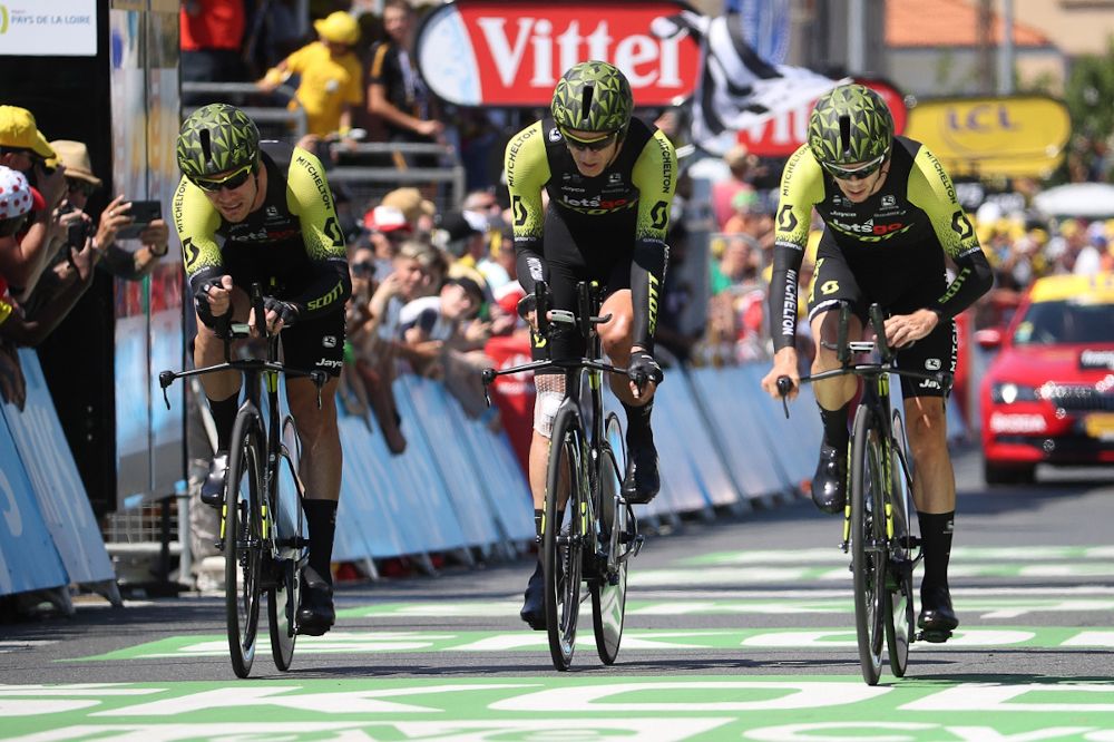 Mitchelton-Scott finish the Tour de France TTT