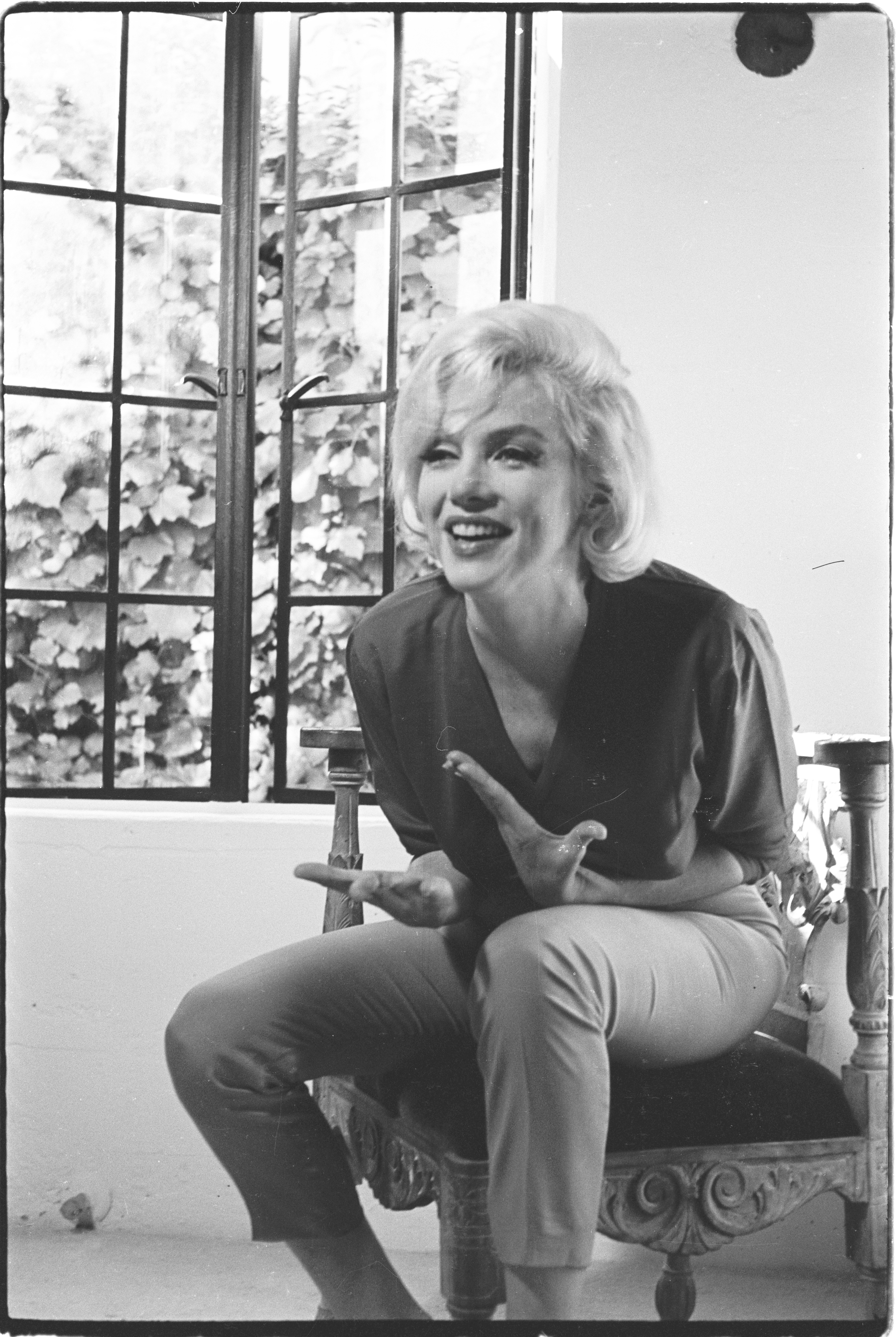 Marilyn Monroe, 1962, by Allan Grant, &amp;copy; 1962 MM LLC (Photographs by Allan Grant), www.marilynslostphotos.com.