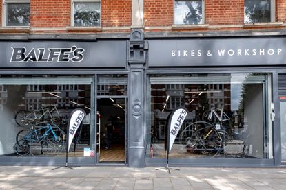 Balfe's Bikes store in Chiswick