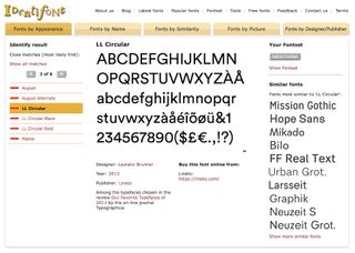 best font identifiers: Identifont