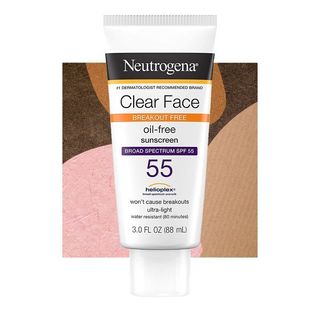 Neutrogena Clear Face Liquid Lotion Sunscreen SPF 55