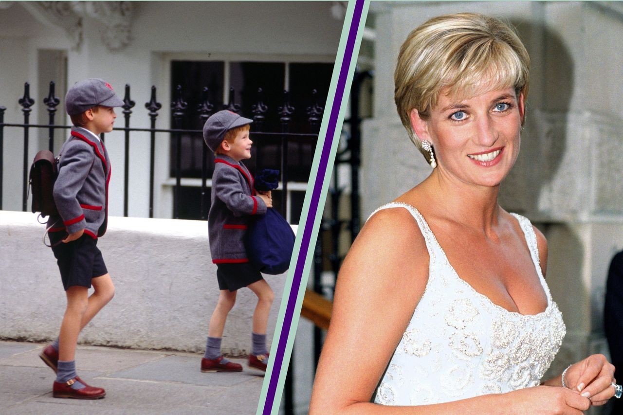 Princess Diana, Prince William and Prince Harry