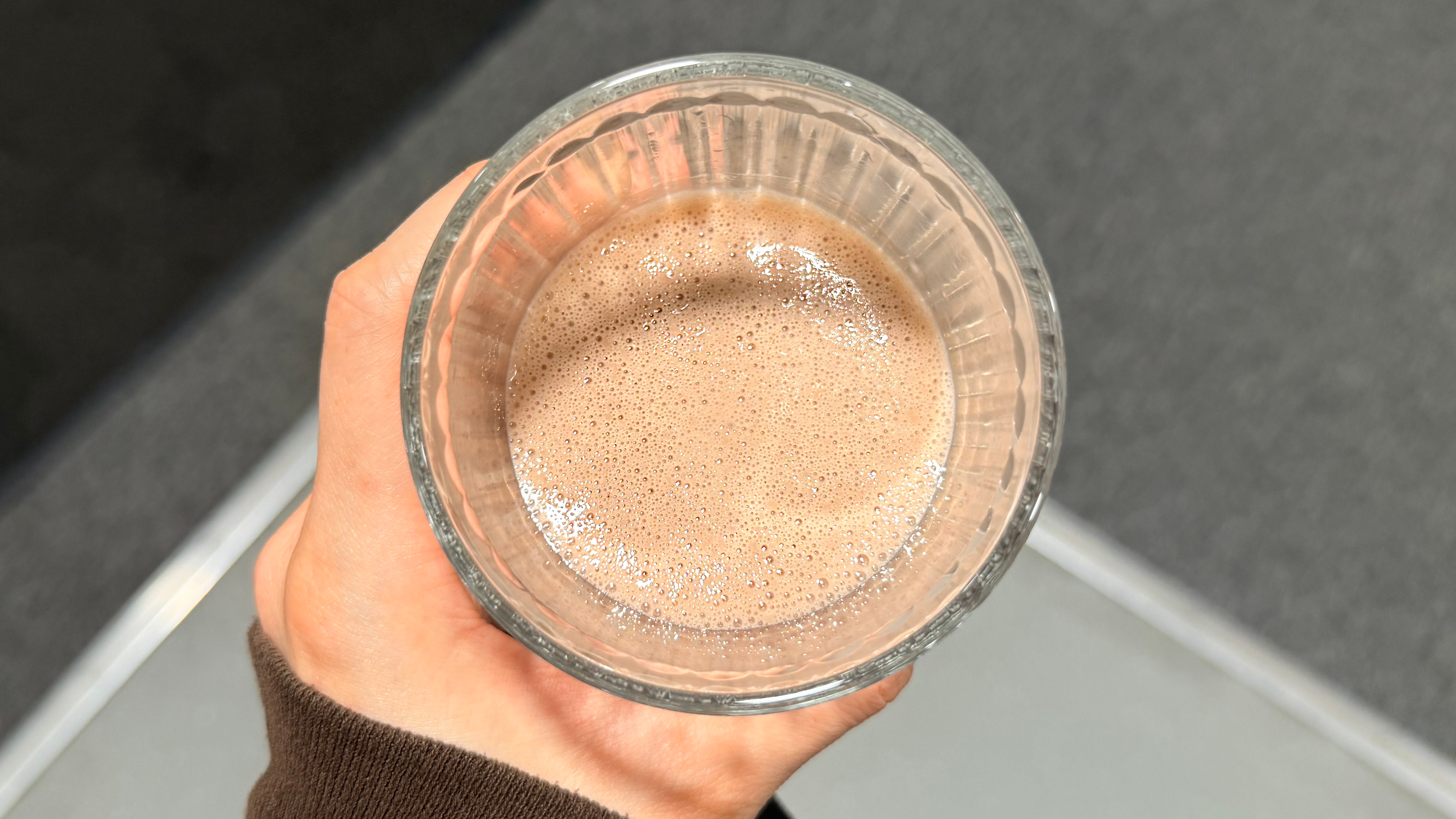 a photo of a slushie made on the inoviva slushie machine