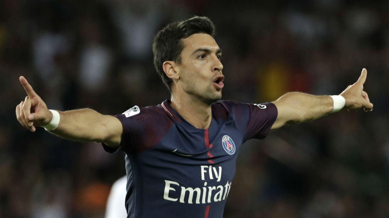 Javier Pastore Julian Draxler PSG Liverpool