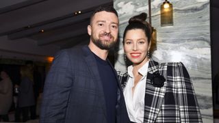 west hollywood, california february 03 l r justin timberlake and jessica biel pose for portrait at the premiere of usa network's "the sinner" season 3 on february 03, 2020 in west hollywood, california photo by rodin eckenrothgetty images