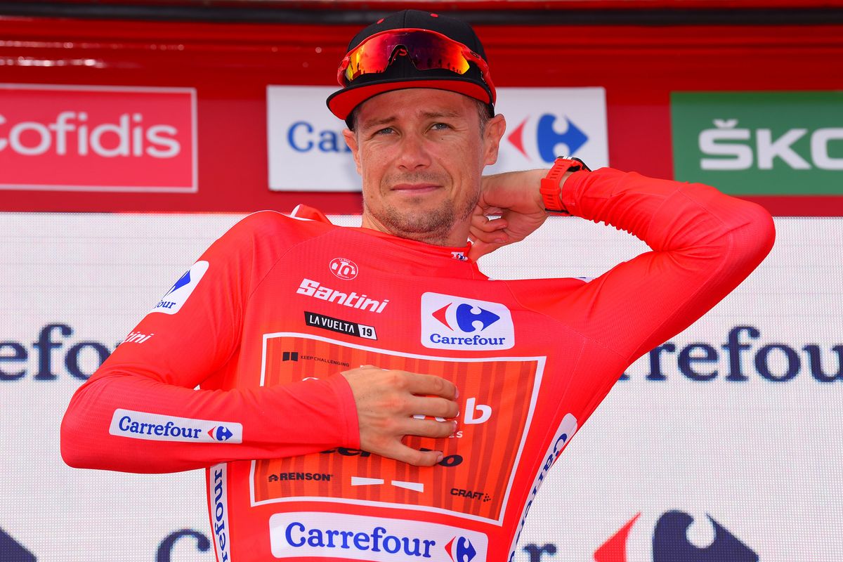 Nicolas Roche (Sunweb) in the Vuelta lead for the second day