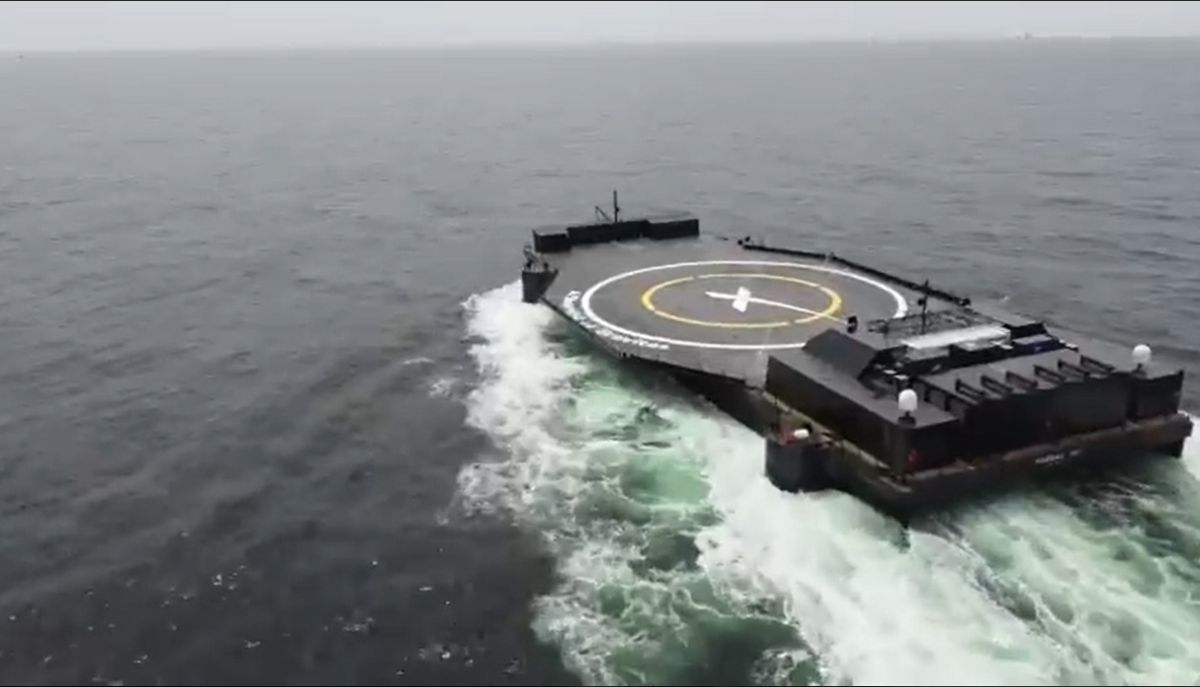 Elon Musk unveils SpaceX's newest drone ship for rocket landings at sea ...