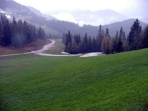 The top of the ascent to Plan de Corones
