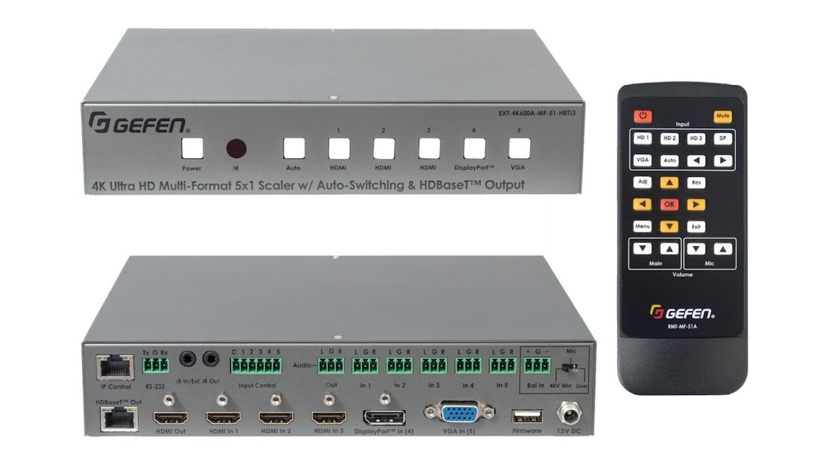 Gefen is now shipping the EXT-4K600A-MF-51-HBTLS presentation switcher. 