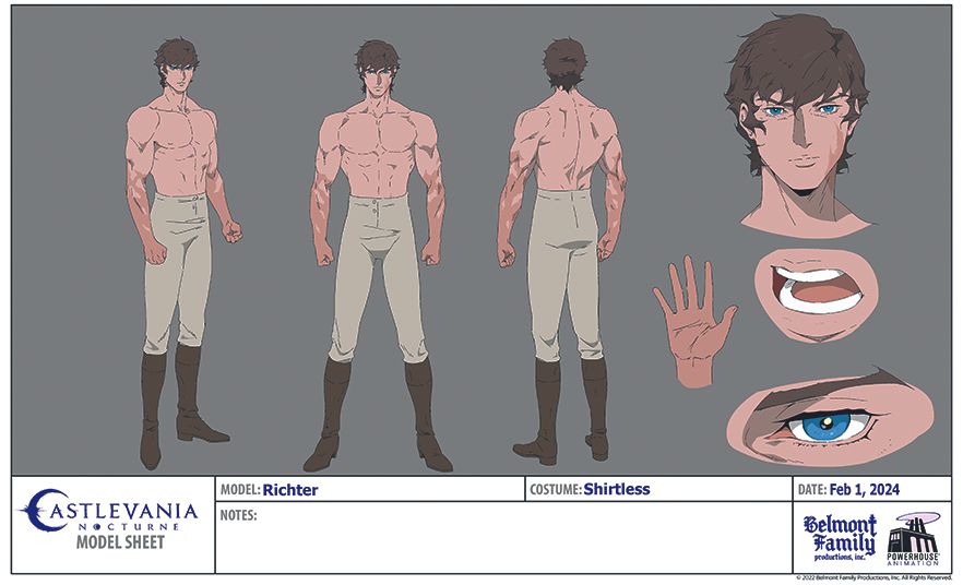 Art from the Netflix anime series Castlevania: Nocturne