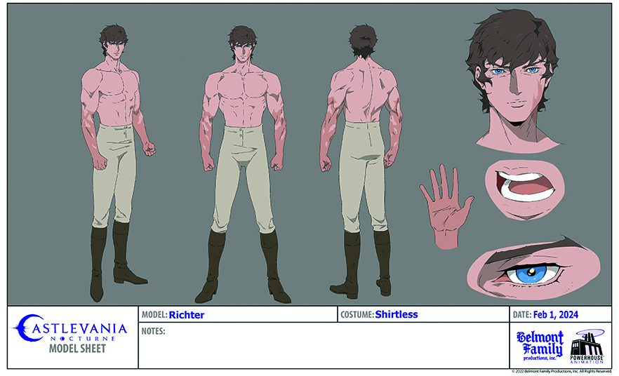 Art from the Netflix anime series Castlevania: Nocturne