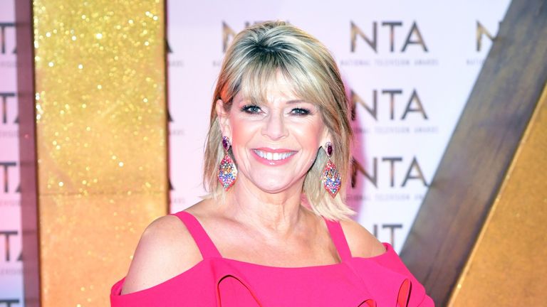 Ruth Langsford during the National Television Awards at London's O2 Arena.