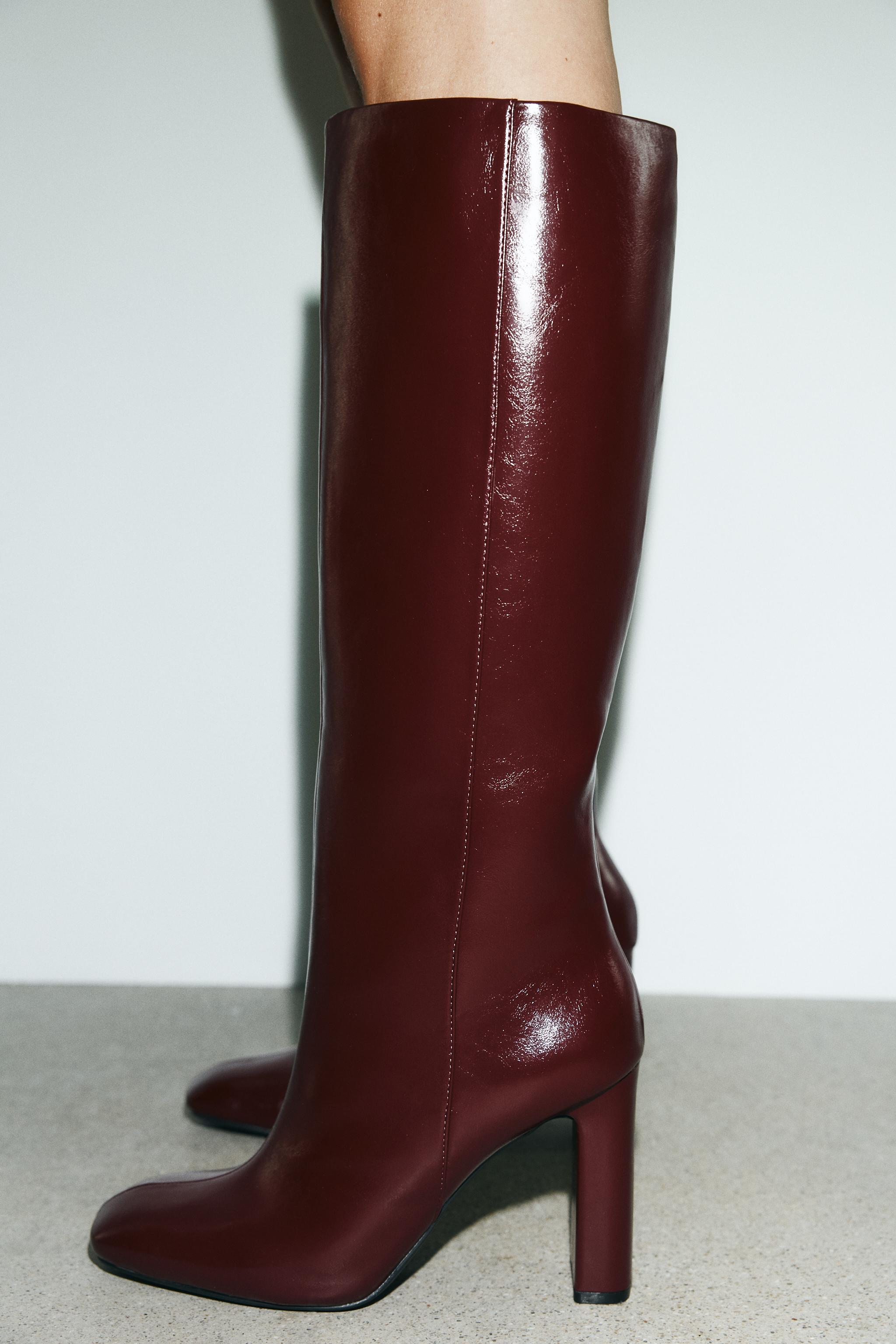 Wide Heeled Boots