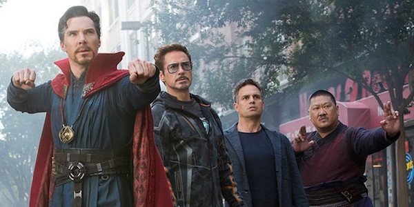 Strange, Stark, Banner, and Wong