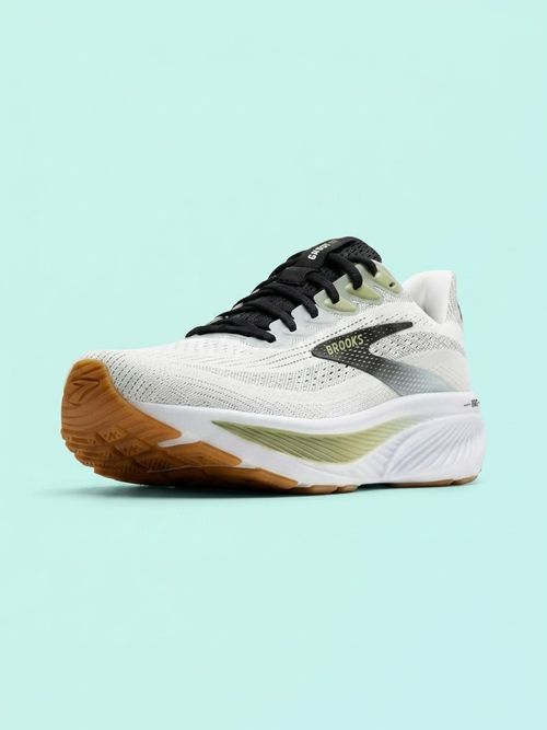Brooks Men&rsquo;s Ghost 17 Neutral Running Shoe - White/Black/Tea