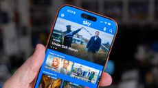 Sky Go app running on iPhone 17 Pro Max