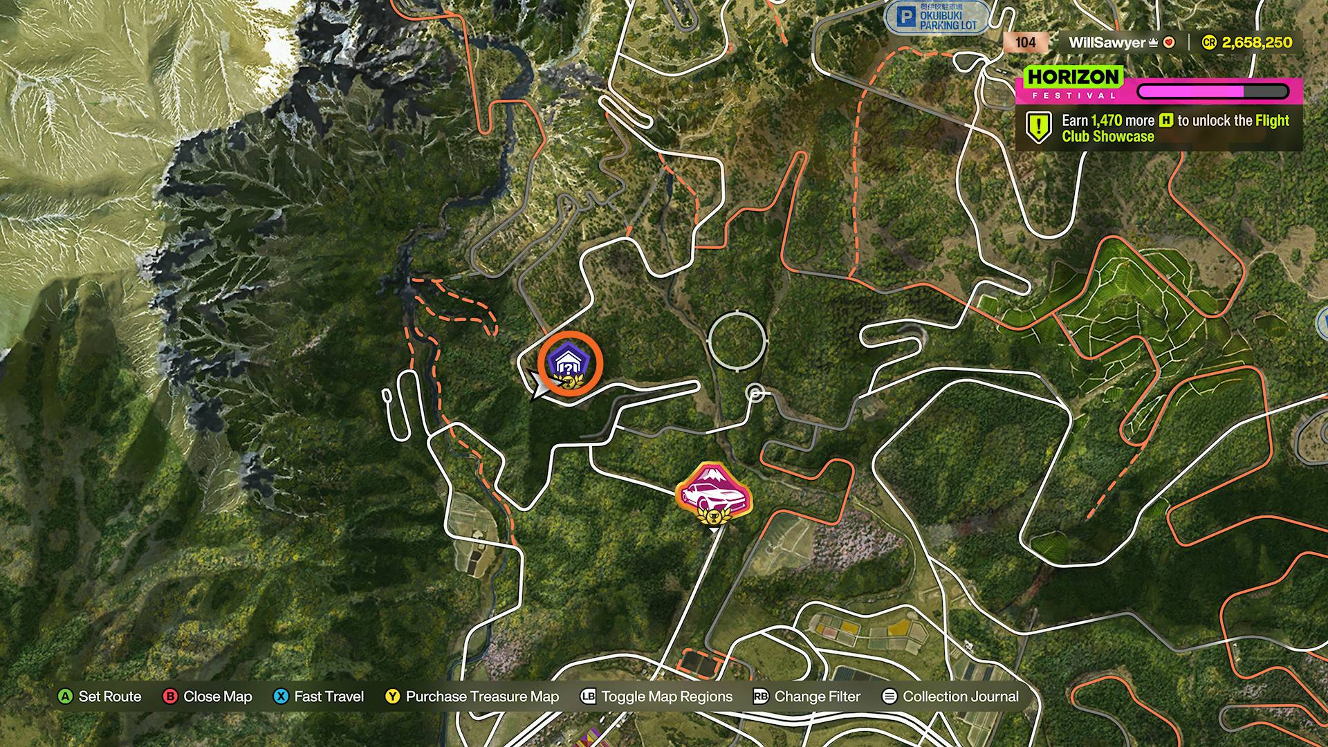Forza Horizon 6 barn finds map for Nissan Pennzoil NISMO Skyline GTR