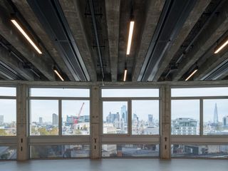 space house brutalist architecture in london exterior of brutalist structure and glazing