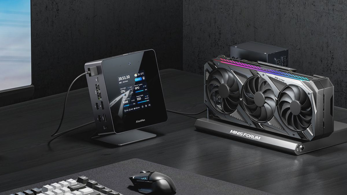 MinisForum AtomMan X7 Ti touchscreen mini PC comes packing an