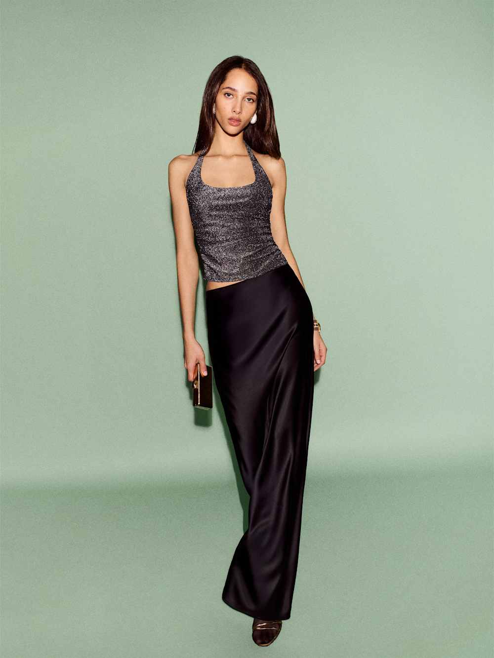 Bella Satin Skirt