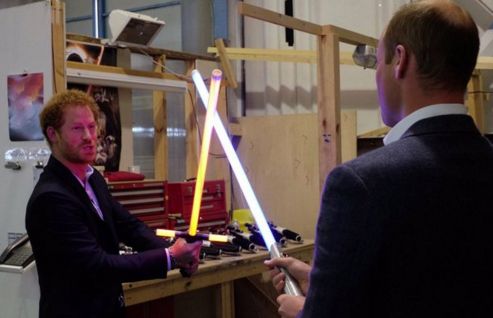 Royal light sabers.