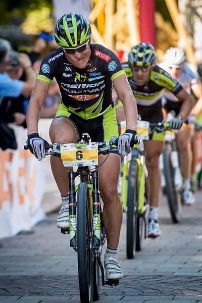 Hannes Genze (Multivan Merida Biking Team) finishes in second