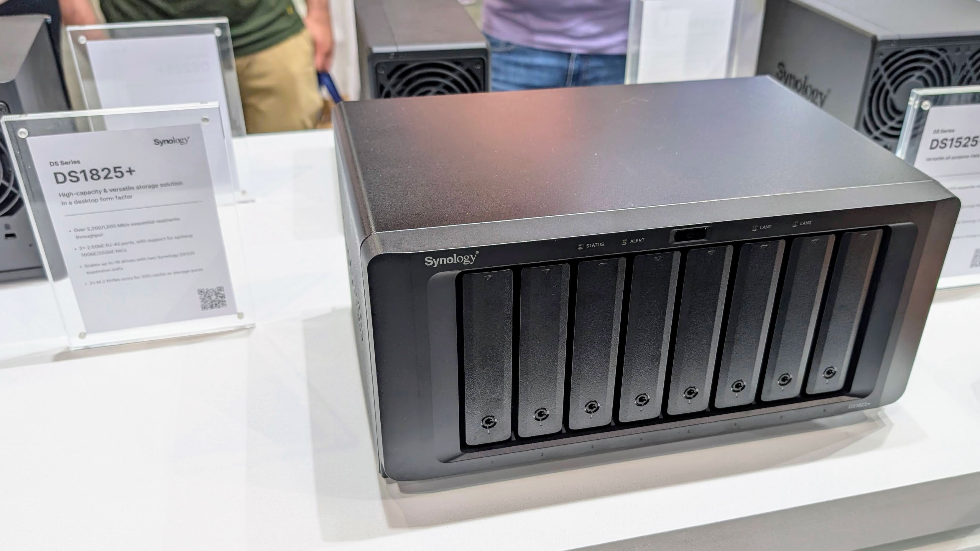 Synology DiskStation DS1825+ at Computex 2025
