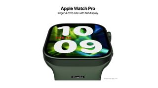 A render of the rumored Apple Watch 8 Pro