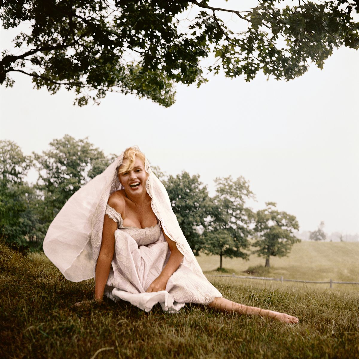 Marilyn Monroe in Roxbury, Connecticut, 1957, by Sam Shaw.&nbsp;
