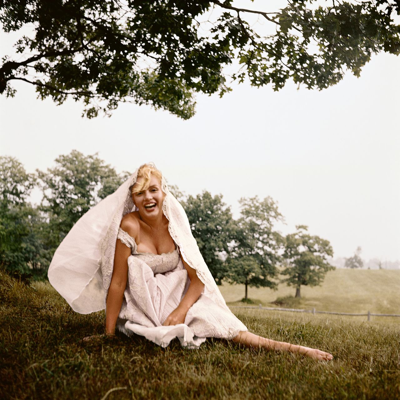 Marilyn Monroe in Roxbury, Connecticut, 1957, by Sam Shaw.&nbsp;