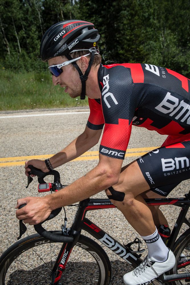 Taylor Phinney (BMC) puts in another hard day of racing.