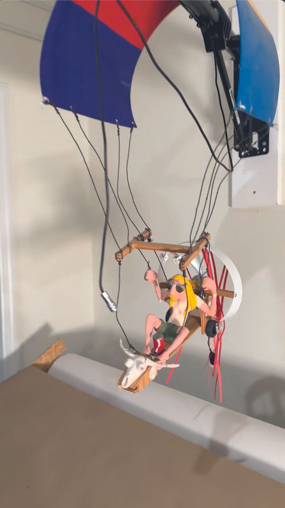 Images from Aaron Blaise's art studio