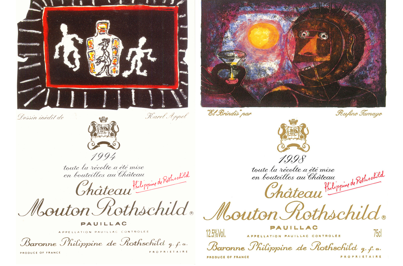 Ch&acirc;teau Mouton Rothschild vertical