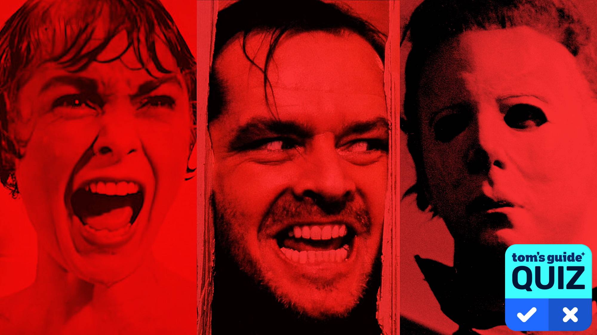  Janet Leigh in "Psycho" (1960), Jack Nicholson in "The Shining" (1980), Nick Castle in "Halloween" (1978)
