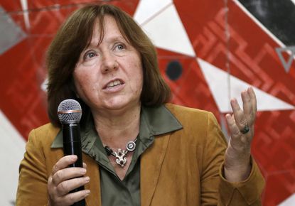 Svetlana Alexievich wins the Nobel for literature.