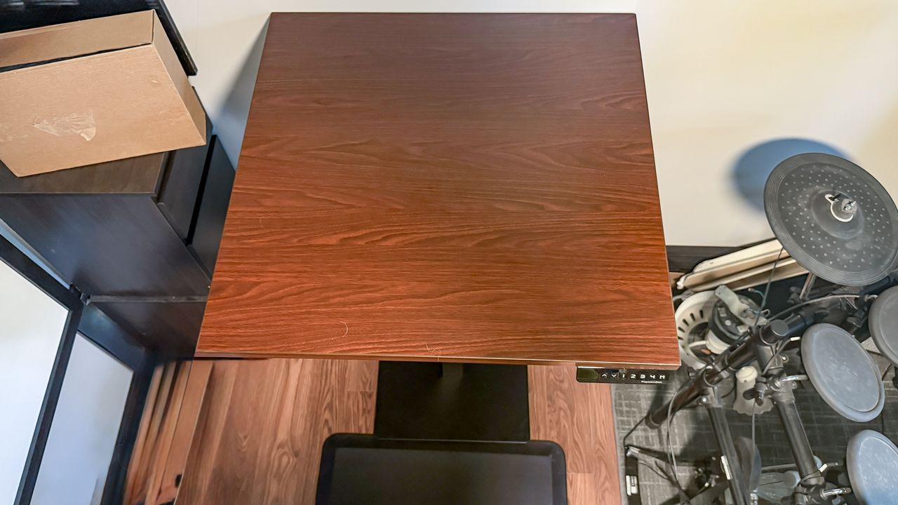 Progressive desk from above
