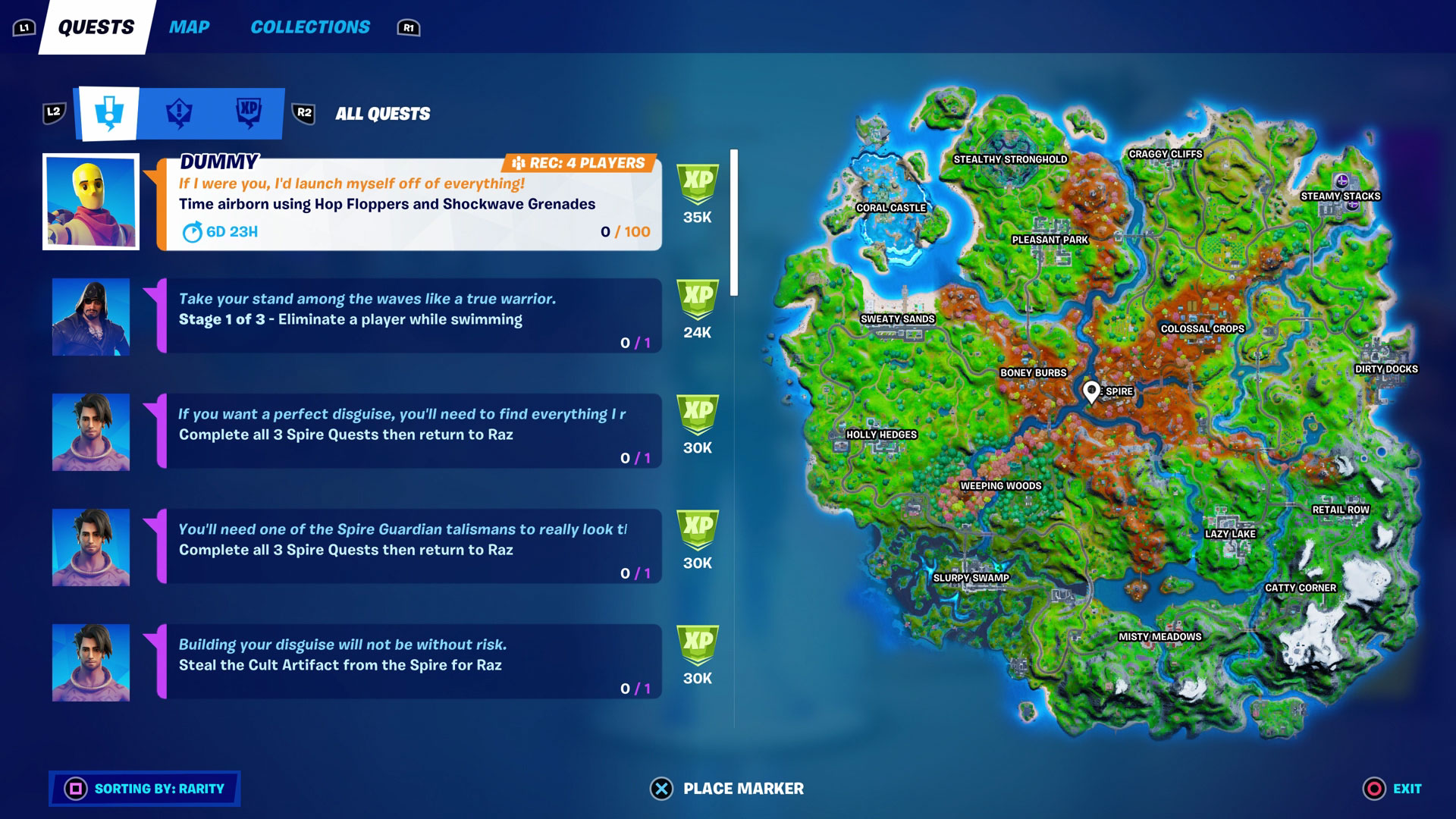 Fortnite Week 10 quests Season 6