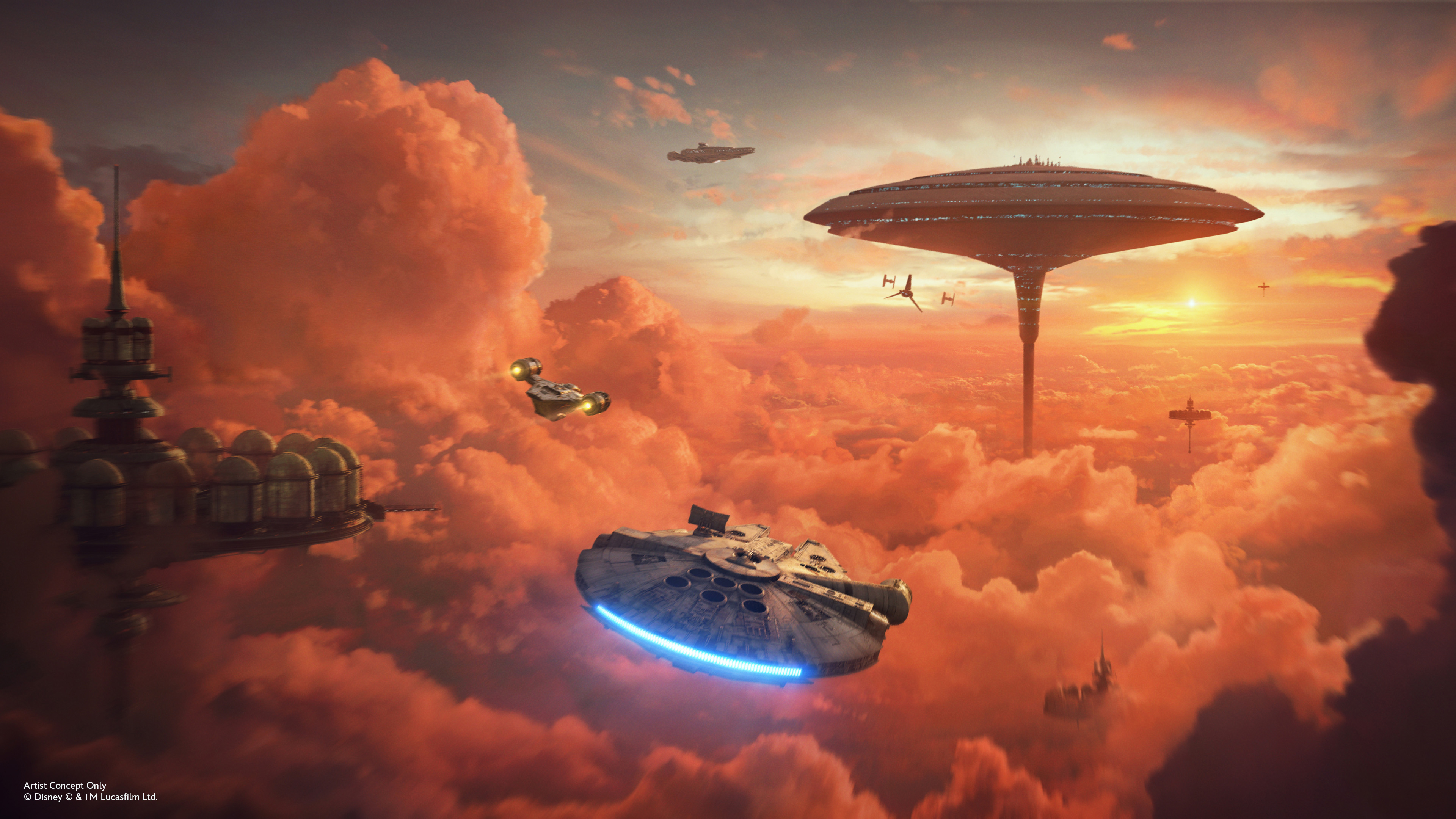 Millennium Falcon: Smugglers Run – The Mandalorian and Grogu –Cloud City