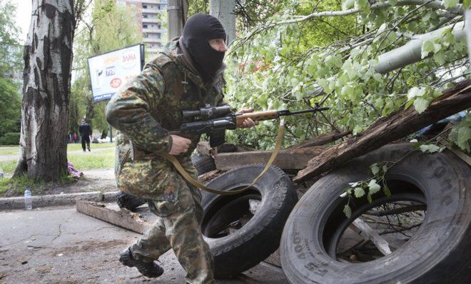 The barricades of Slovyansk