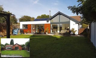 Bungalow with single storey extension