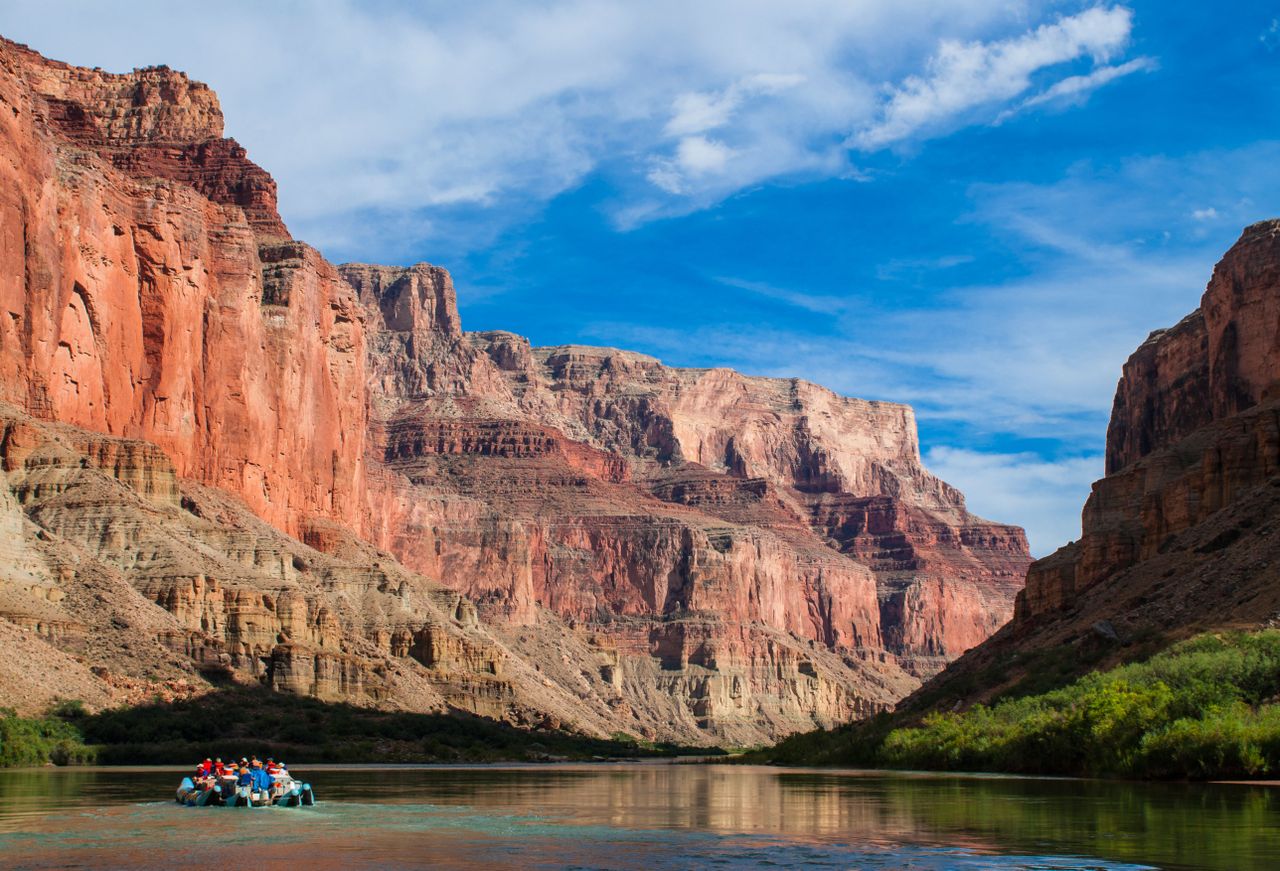 The Colorado River in the Grand Canyon