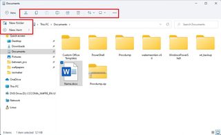Windows 11 File Explorer menu