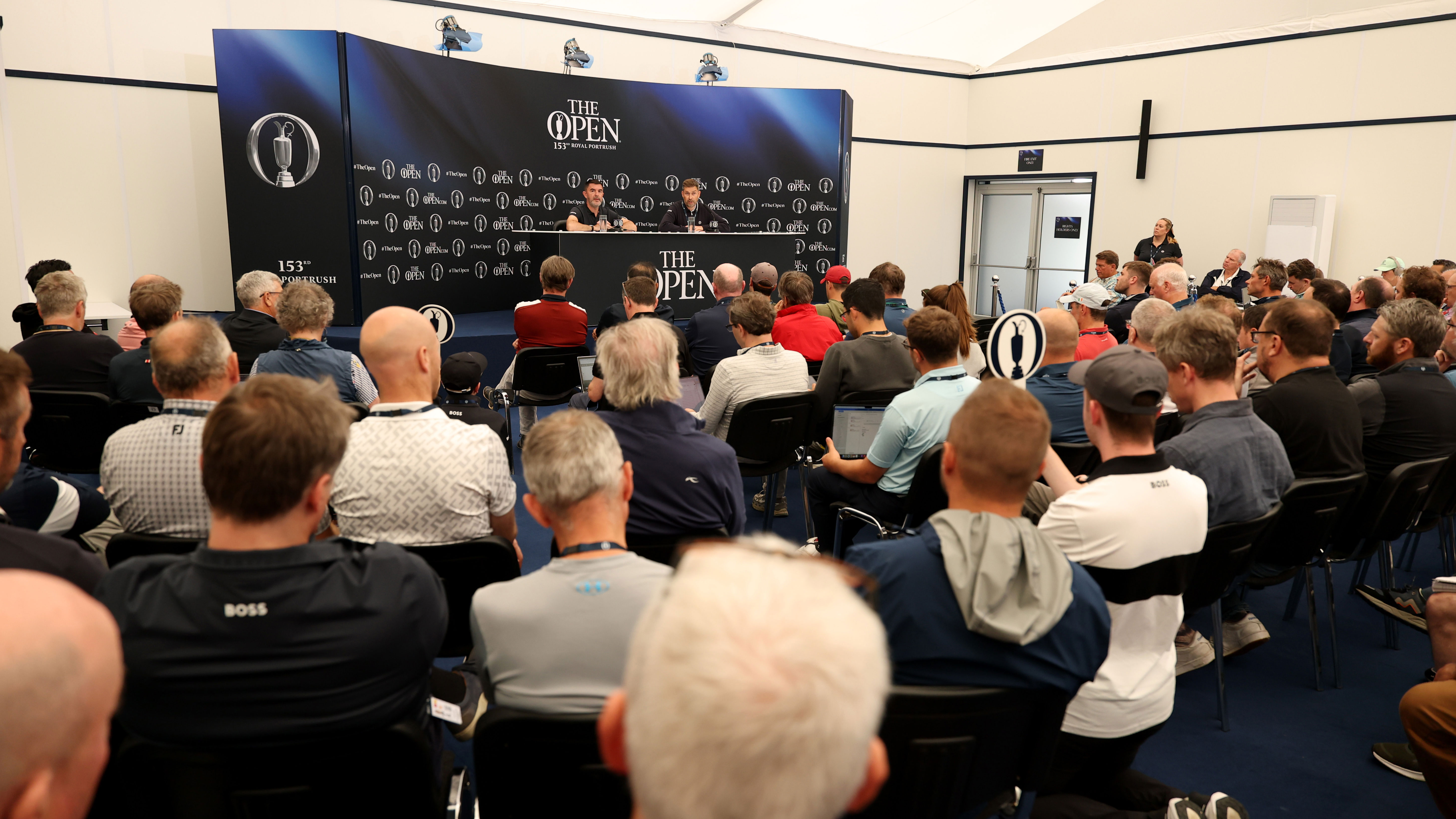 Mark Darbon first Open press conference Royal Portrush